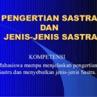 Pengertian Sastra Menurut Para Ahli